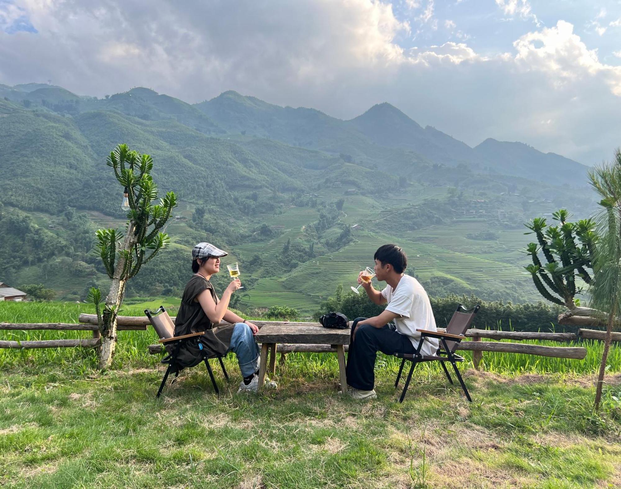 Ferienwohnung Pavi Garden Sapa Exterior foto