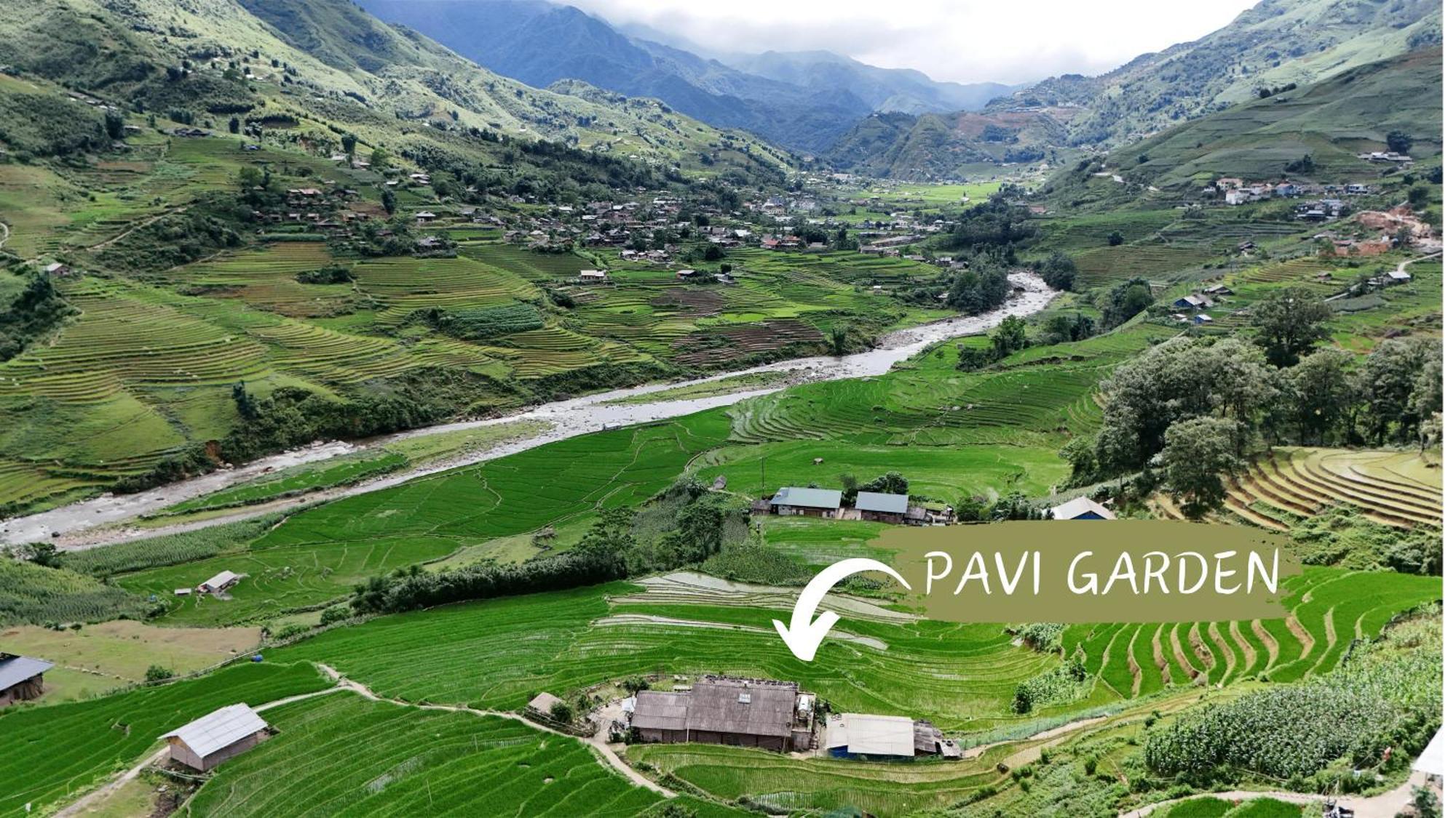 Ferienwohnung Pavi Garden Sapa Exterior foto