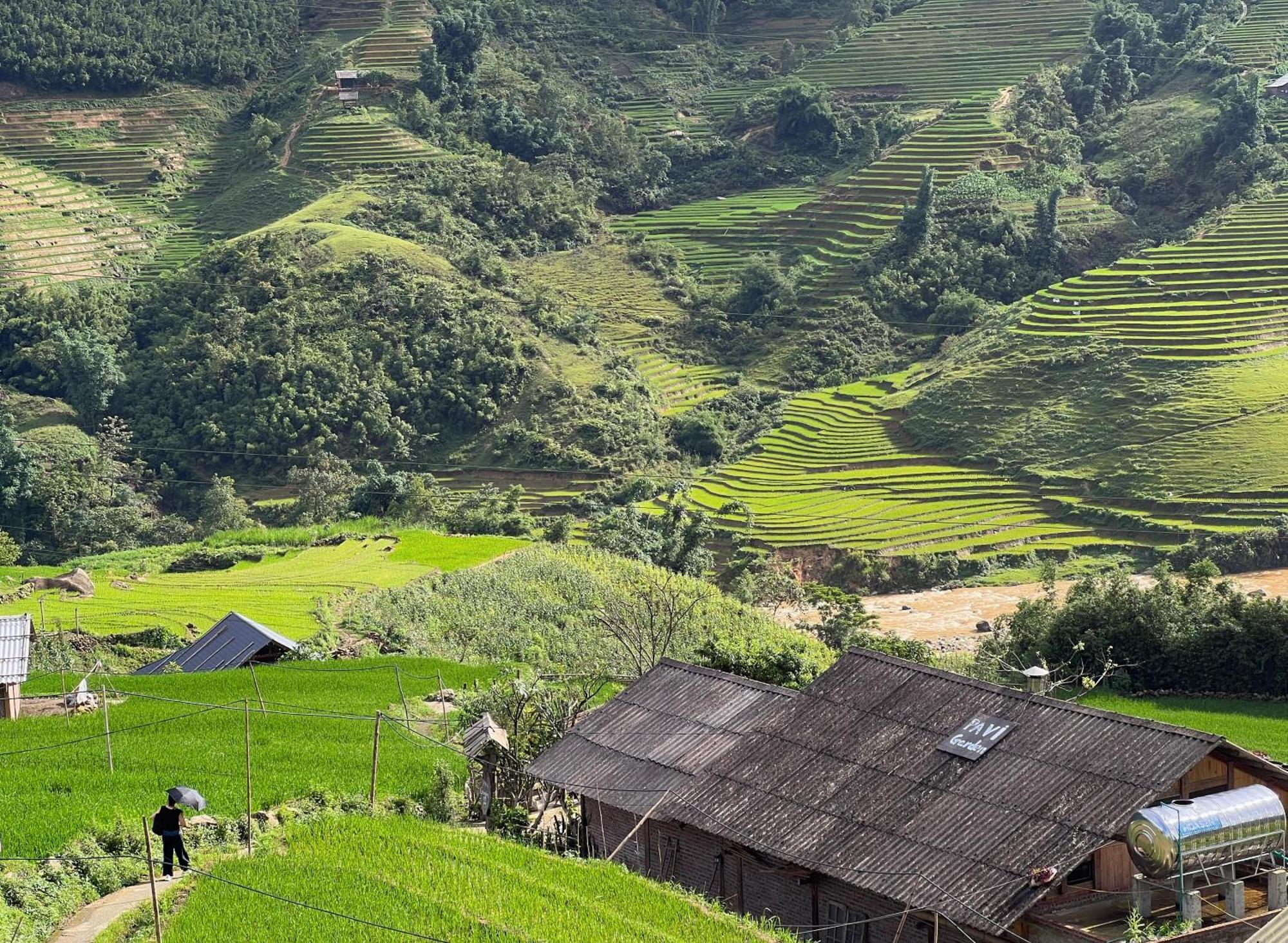 Ferienwohnung Pavi Garden Sapa Exterior foto